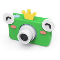 Фотоаппарат детский SmileZoom 24 Мп  с чехлом с ушками / Лягушонок