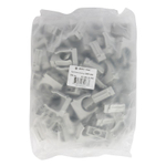 Крепеж-клипса для трубы 25 мм серая 100 шт