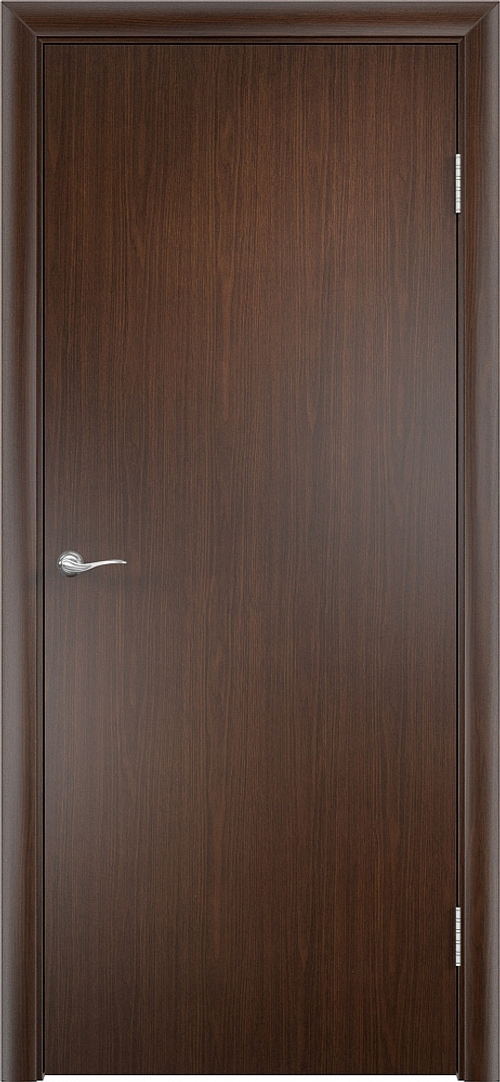 Межкомнатная дверь Дверное полотно гладкое ДПГ / Цвет Венге / Двери Верда