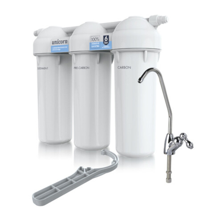 UNICORN Система фильтрации, трехступенчатая под мойку с краном FPS 3N