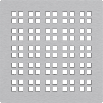 Решетка для cливных трапов Alca Plast MPV015 из нержавеющей стали 102×102 мм