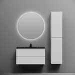 Тумба подвесная Sancos Snob T 890х445х500, c двумя ящиками оснащенными доводчиками, Bianco, арт.SNT90W