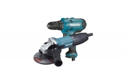 Набор сетевого инструмента Makita DK0119 (дрель DF0300 + УШМ GA5030 + дисковая пила HS6601)