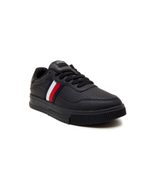 Кожаные кроссовки supercup leather stripes Tommy Hilfiger - черный(FM0FM04824)