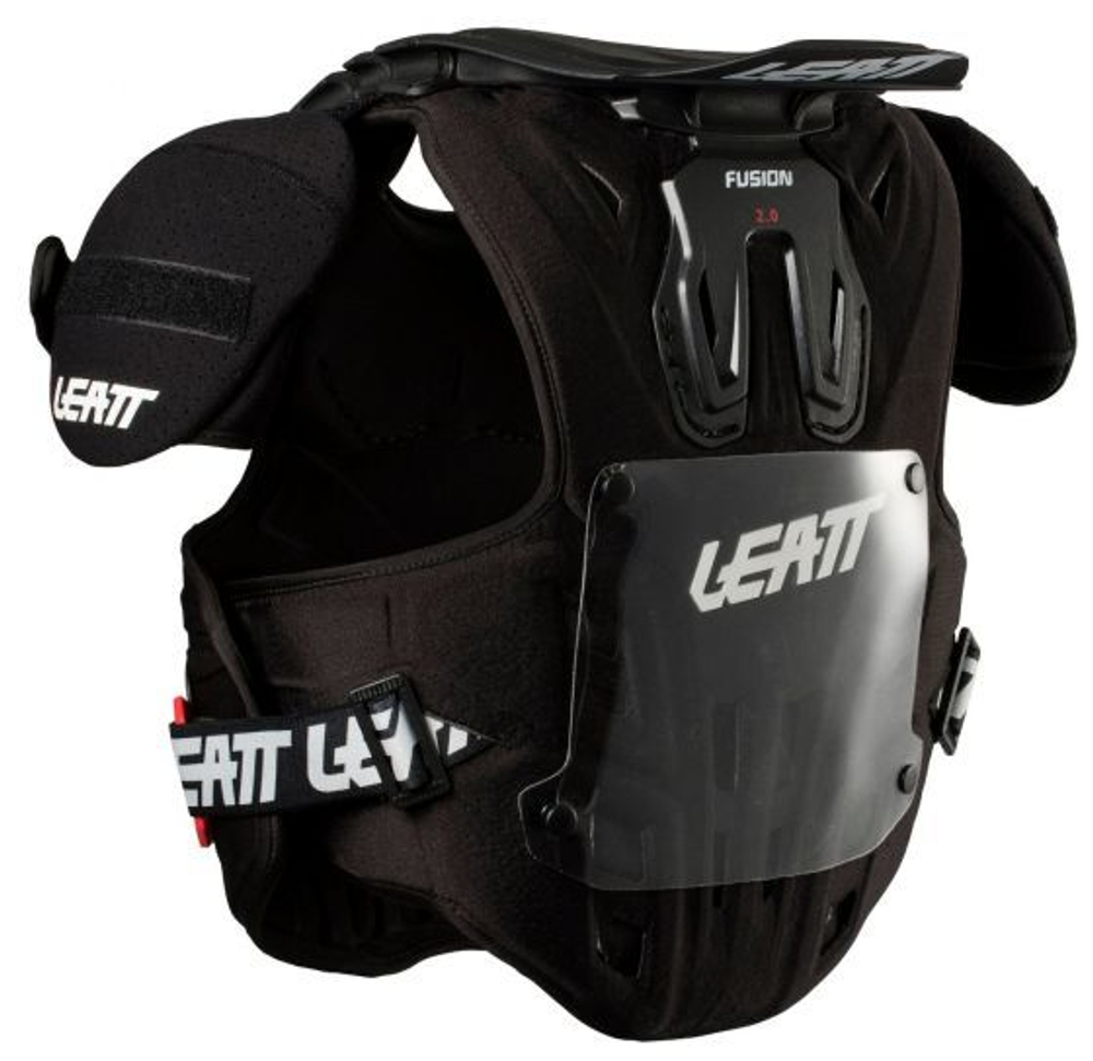 Пластина для номера Leatt Number Plate Fusion Vest 2.0 Junior (Black, OS, 2024 (4018010001))