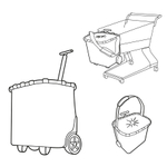 Сумка-тележка carrycruiser dark ruby