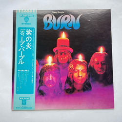 Винтажная виниловая пластинка LP Deep Purple Burn (Япония 1976) (Оби)