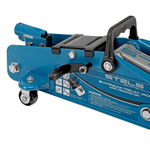 Домкрат гидравлический подкатной с фиксатором, 2.5 т, Safety Pin, 140-385 мм, в кейсе Stels