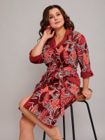 Халат Х-145/терракотовый-тропик