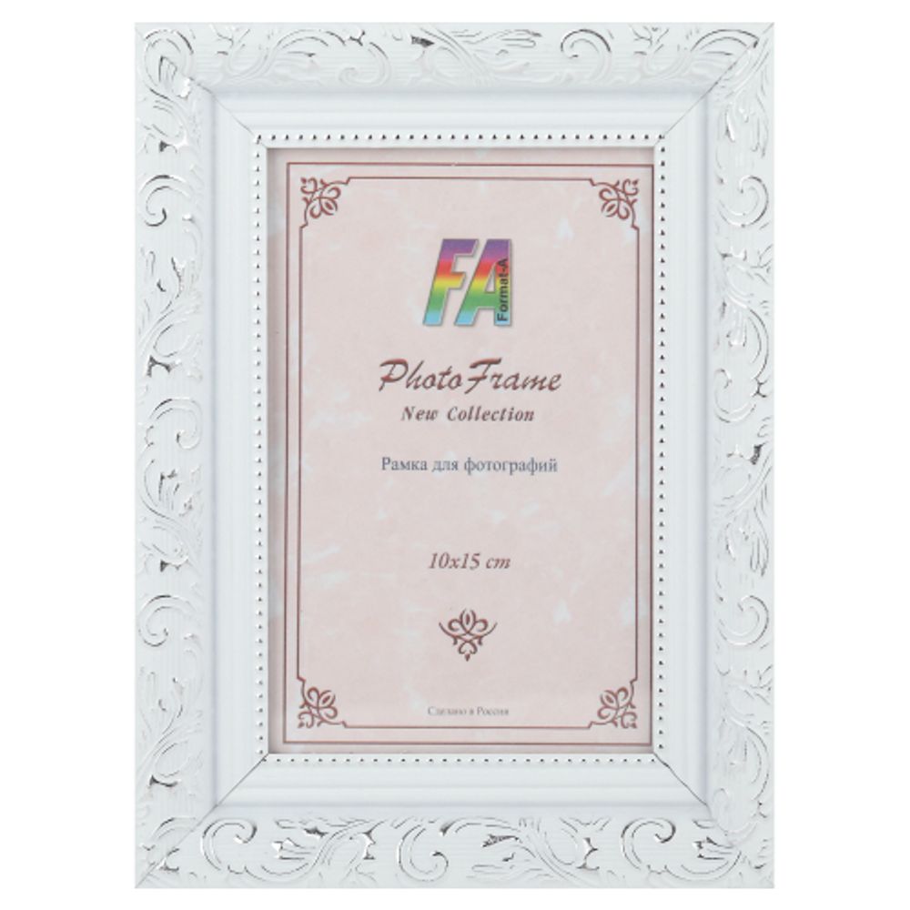 Фоторамка FA Садко 10х15 пластиковая семейная цвет белый | FA фототовары