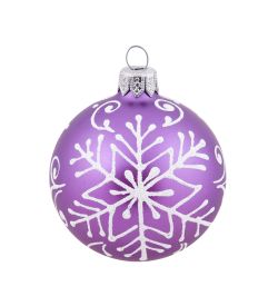 Элита НФШ-1630/5 Ел.украшение Шар «Белая снежинка» 60 мм