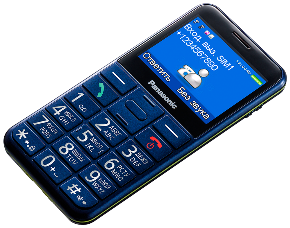 Сотовый телефон Panasonic KX-TU150RU синий