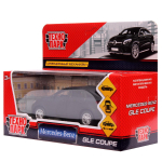 Модель ин. мет. "Mercedes-Benz GLE Coupe матовый черный" 12см GLE-COUPE-BE (Технопарк)