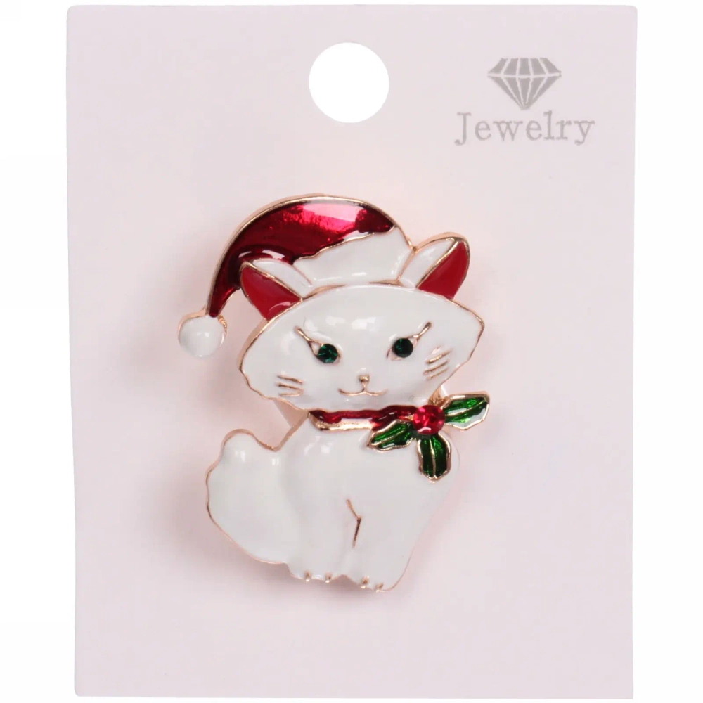 Значок «New Happy Bunny - Кошечка Искра», 4*3.2см