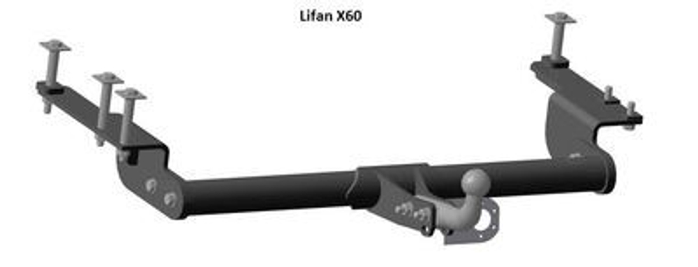 Фаркоп Oris на Lifan X60 2012-,(паспорт и сертификат в комплекте,без электрики) 3314-A