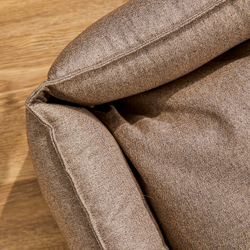 Лежанка из рогожки, коричневый Rachel WOW