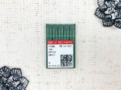 Игла промышленная, толстая колба 130/21 134R, 10 игл