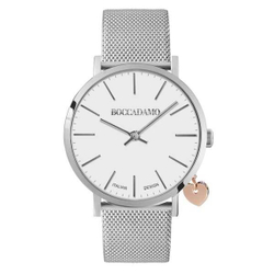 Часы Boccadamo Mya Silver White MY015 BW/S с минеральным стеклом