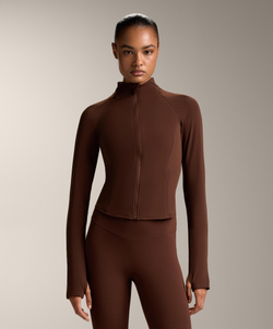 Oysho Легкая и теплая высокотехнологичная куртка, шоколадный