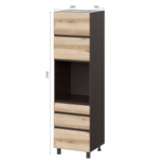 Пенал под духовку 0,6 м Берген 6п1