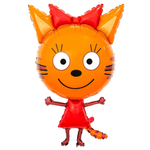 Фольгированный шар-фигура «Три кота. Карамелька», 107 см