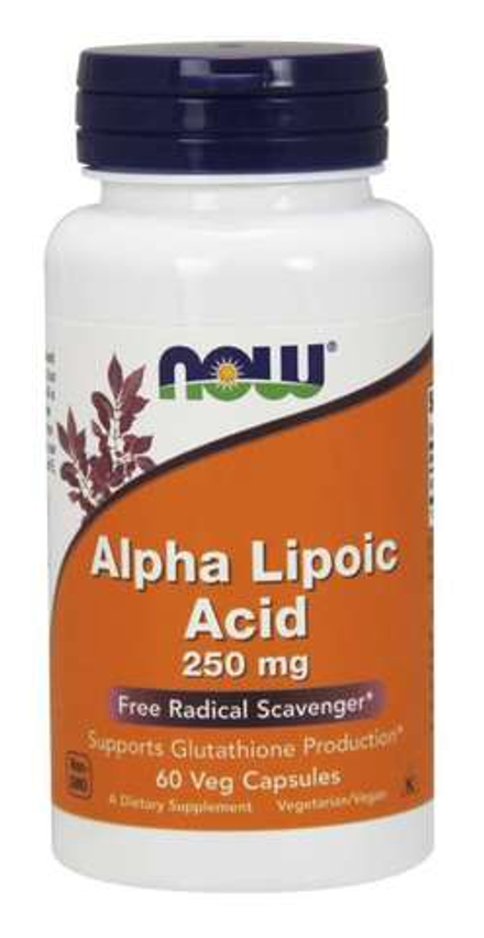 Alpha Lipoic Acid 250 мг 60 гк (NOW)