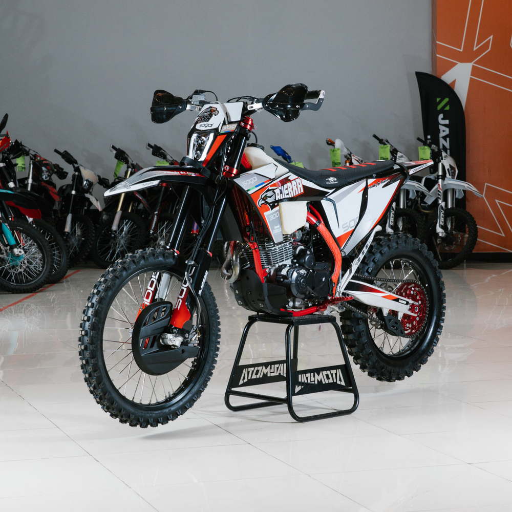 Мотоцикл кроссовый Ajerra SAGAI K9 CB300RL (4 клапана)  Red 21/18
