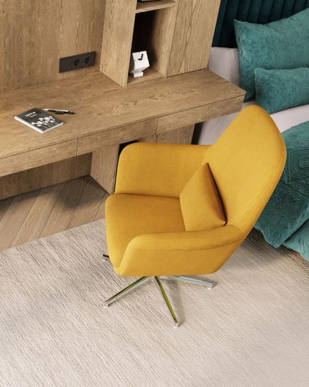 Кресло Рон охра