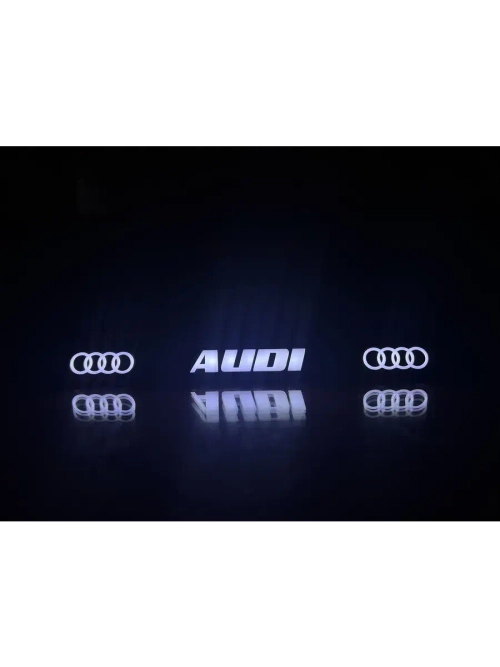 Рамка для номера с подсветкой. Audi.