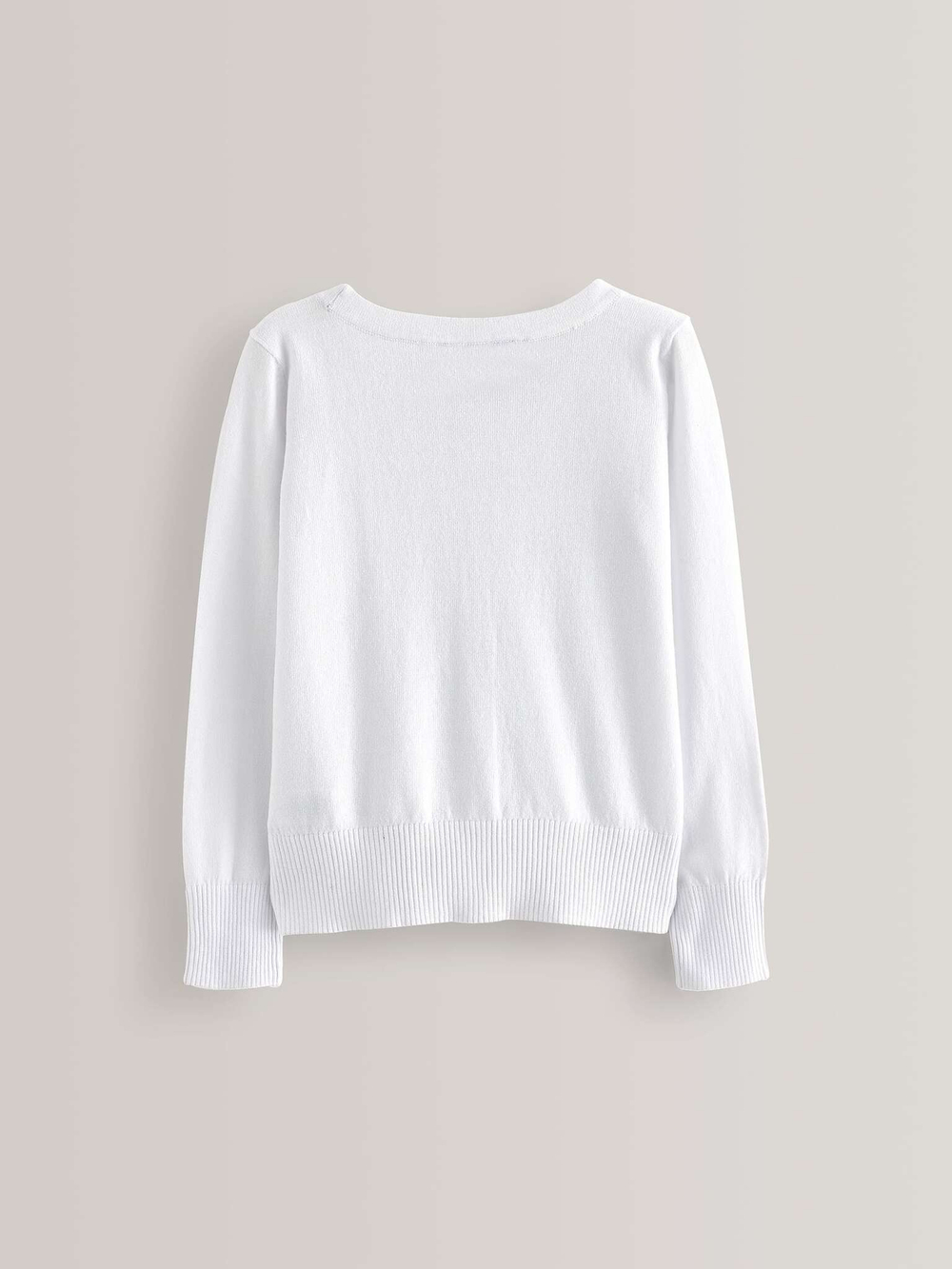 Кардиган школьный для девочки Next 359-709, Белый