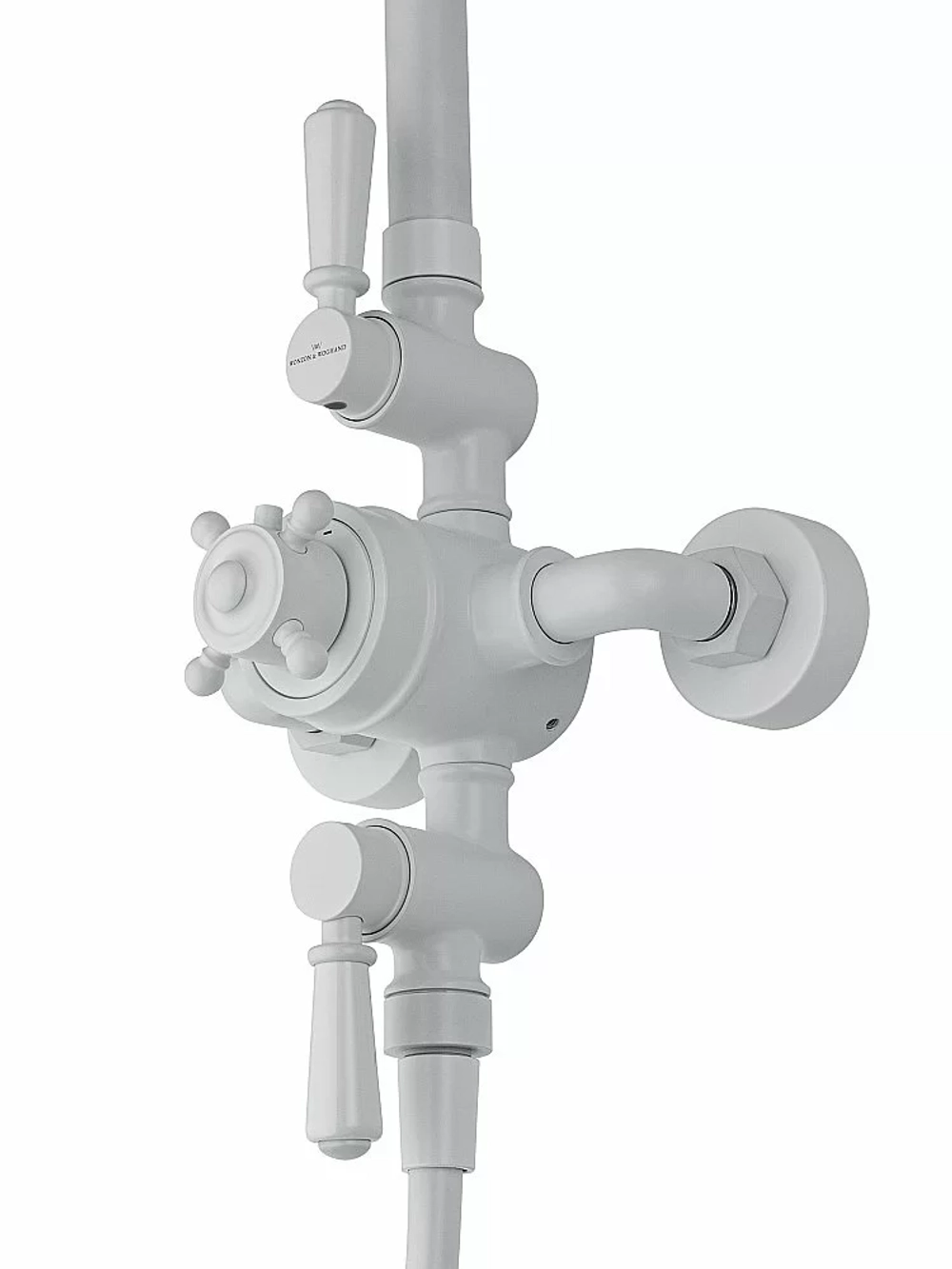 Душевая система с термостатом WONZON & WOGHAND RETRO WW-B3041-MW белый матовый