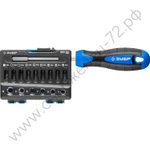 ЗУБР Отвертка-битодержатель с насадками (25216)