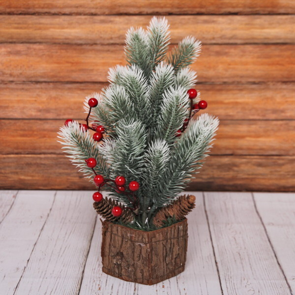 Елка искусственная на пенёчке 36 см «Сказка»