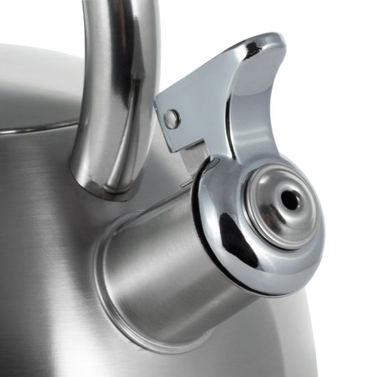 Чайник 2,7 л. из нержавеющей стали со свистком Kamille KM-1097 и ручкой "soft touch"