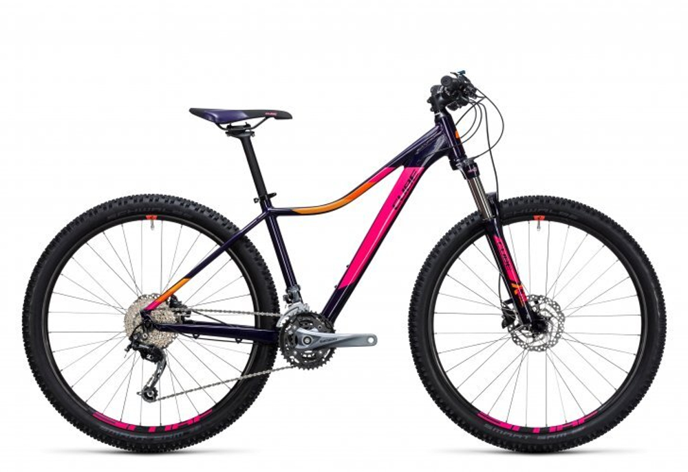 Велосипед CUBE 2017 ACCESS WLS PRO  aubergine´n´pink 16 (27.5)