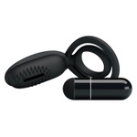 Эрекционное кольцо с клиторальной щеточкой Esther