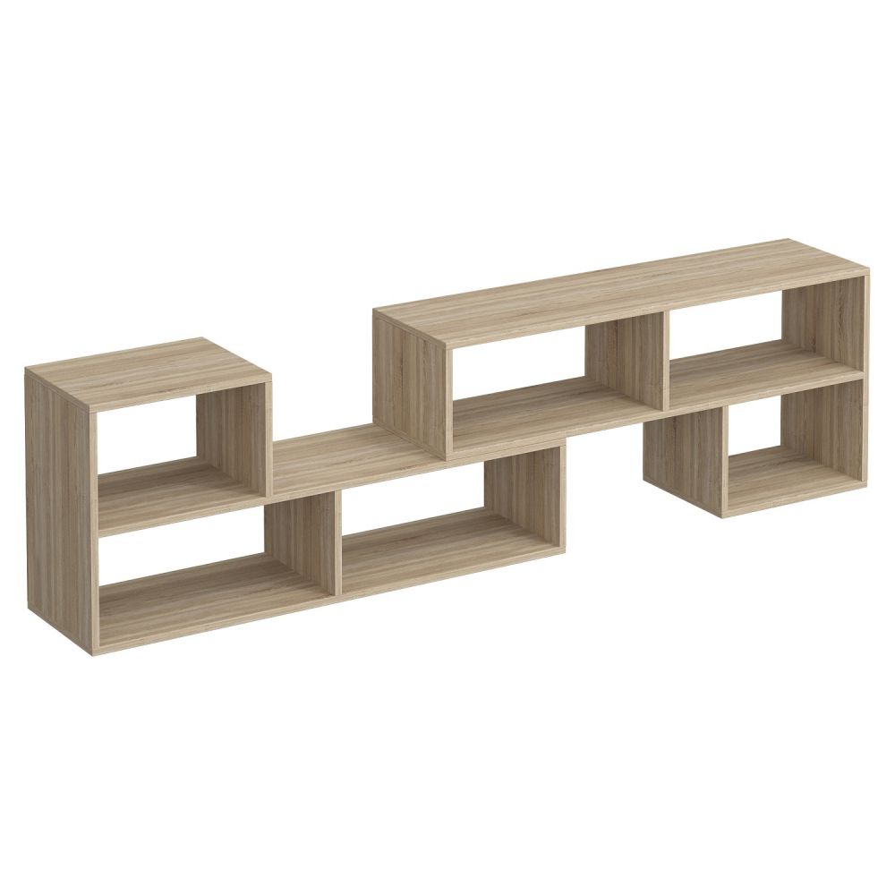 Стеллаж универсальный Салоу (дуб сонома), МФ 1+1