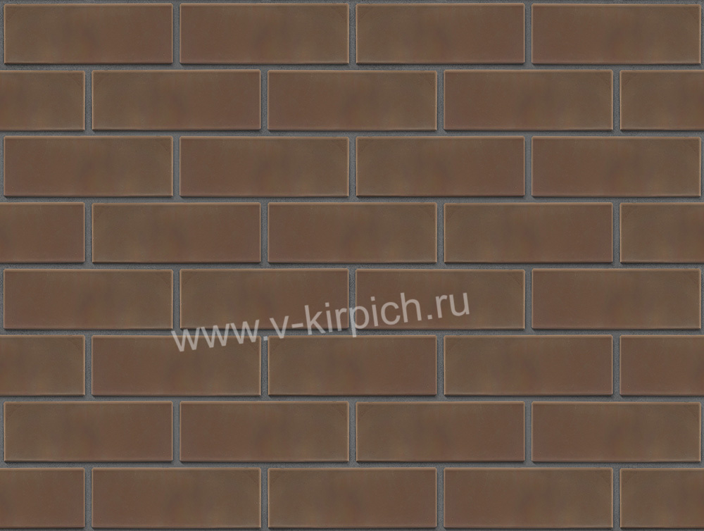 Кирпич лицевой Воротынский утолщенный терракотовый, гладкий
