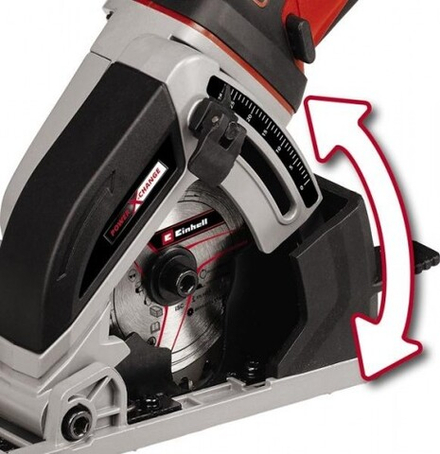 Мини-пила циркулярная EINHELL PXC TE-CS 18/89 Li-Solo аккумуляторная  4331100