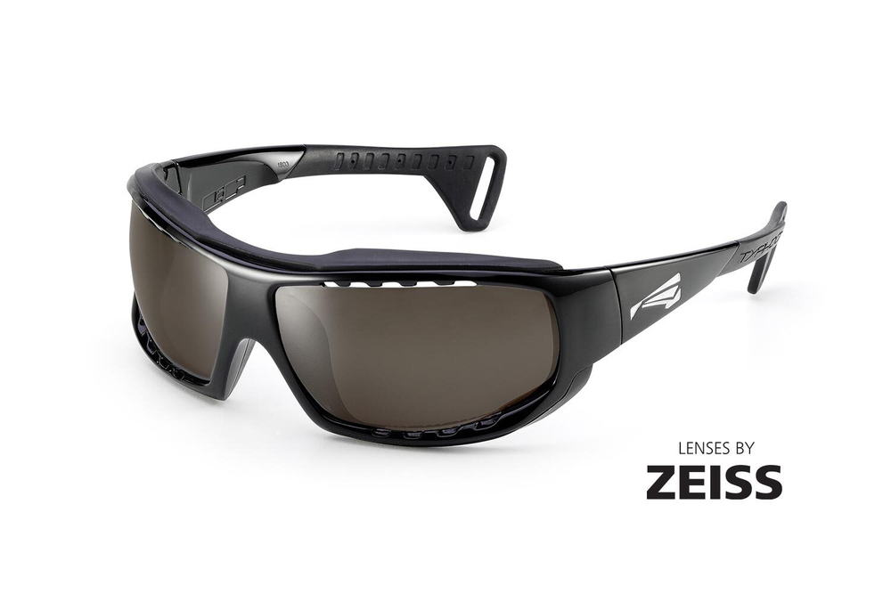 Спортивные очки LiP Typhoon / Gloss Black - Black / Zeiss / PA Polarized / Methane Brown