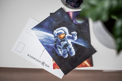 Открытка "Открытый космос"
