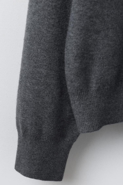 ZARA ВЯЗАНЫЙ КАРДИГАН, АНТРАЦИТОВЫЙ