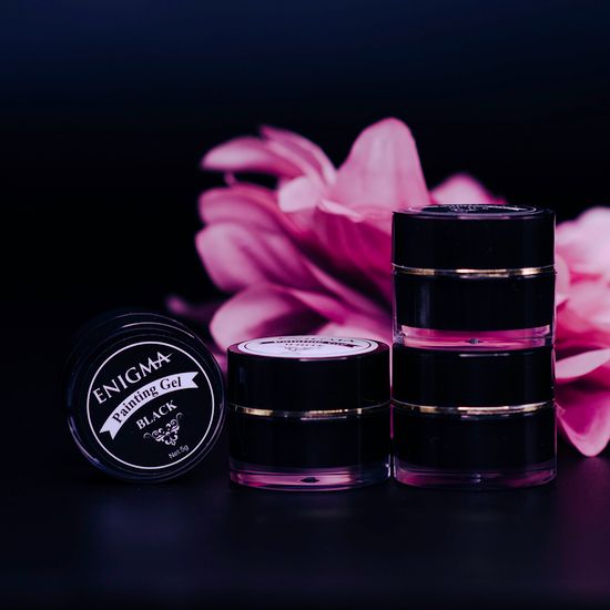 Гель-краска ENIGMA чёрная с липким слоем, 5 гр.
