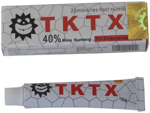 Обезболивающий крем-анестетик TKTX 40% White (Белый), 10 г
