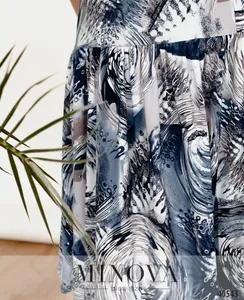 Платье 436-голубой Minova