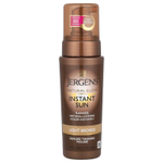 Jergens, Natural Glow, Instant Sun, мусс для автозагара, светло-бронзовый, 177 мл