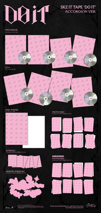 Альбом STRAY KIDS - SKZ IT TAPE 'DO IT' (ACCORDION Ver.)