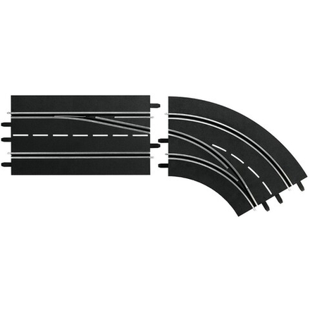 Carrera DIGITAL 124/132 - Поворот направо с сменой полосы 30365