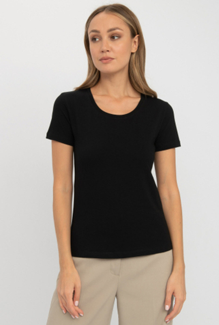 Б2668 черный футболка женская.