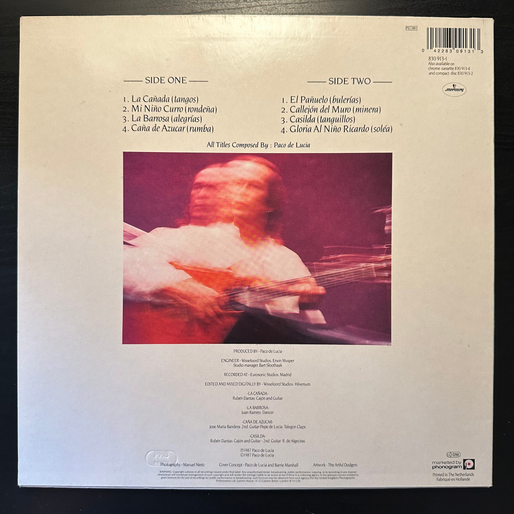 Paco De Lucia - Siroco (Голландия 1987г.)